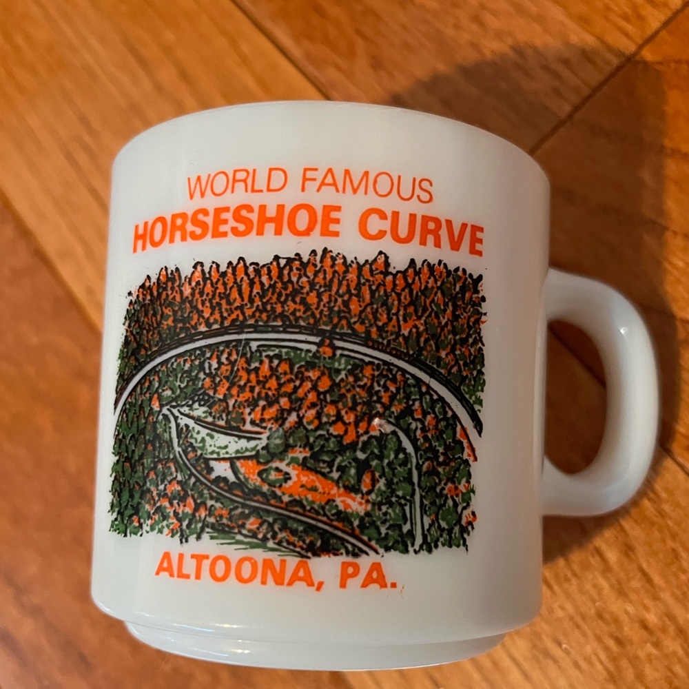 Vintage Kids Plastic Cup/Mug from Horseshoe Curve Altoona, PA